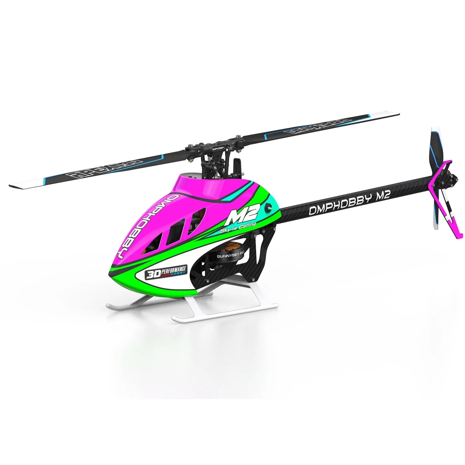 Helicóptero RC OMPHOBBY M2 V3 PRO 3D Acrobático Profesional ARTF