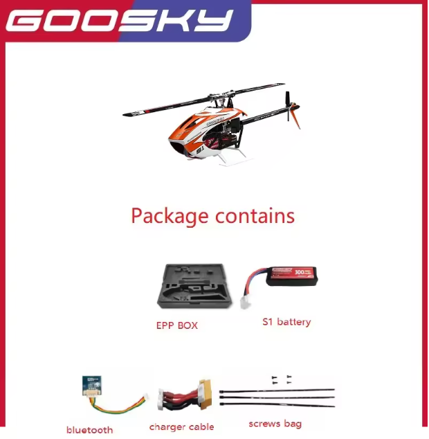 GOOSKY S1 Acrobático 3D BNF & RTF con App Bluetooth