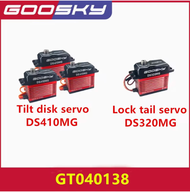 GOOSKY RS7 Servo ciclico - servo de cola - Combo GT040138