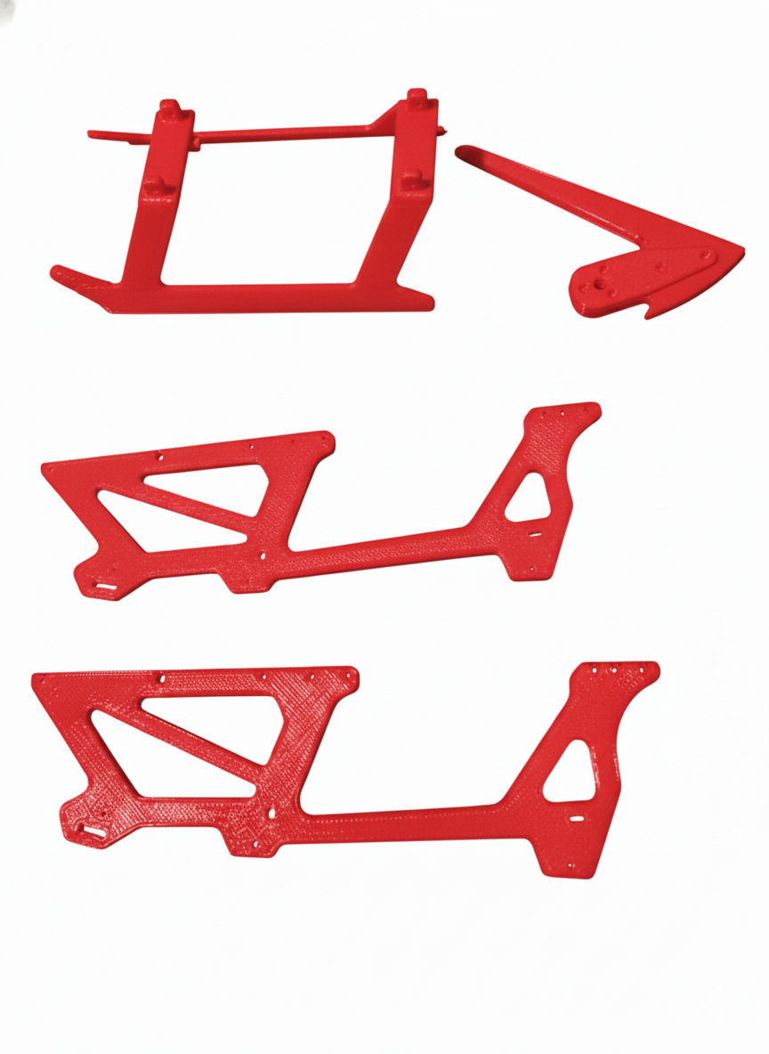 GOOSKY S2 Ultra Crash Kit - Side Frame, Tail Fin & Landing Gear