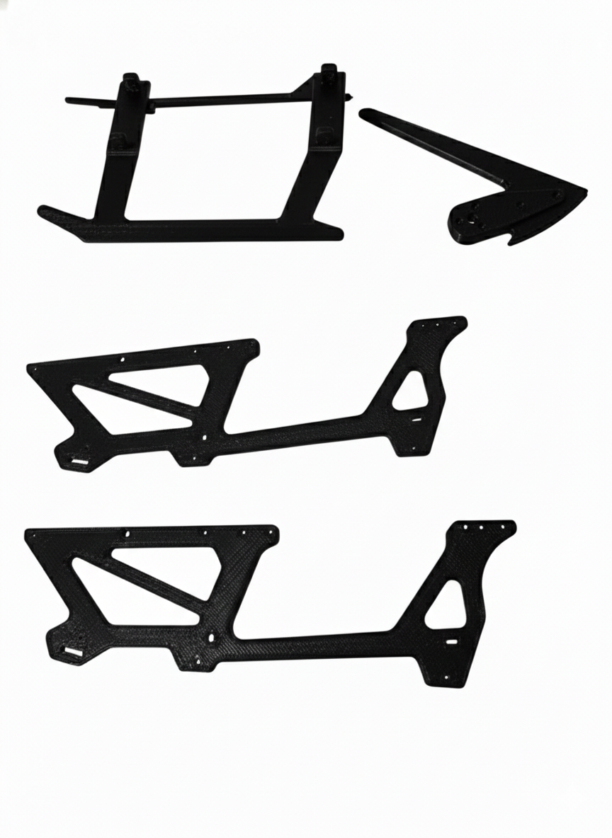 GOOSKY S2 Ultra Crash Kit - Side Frame, Tail Fin & Landing Gear