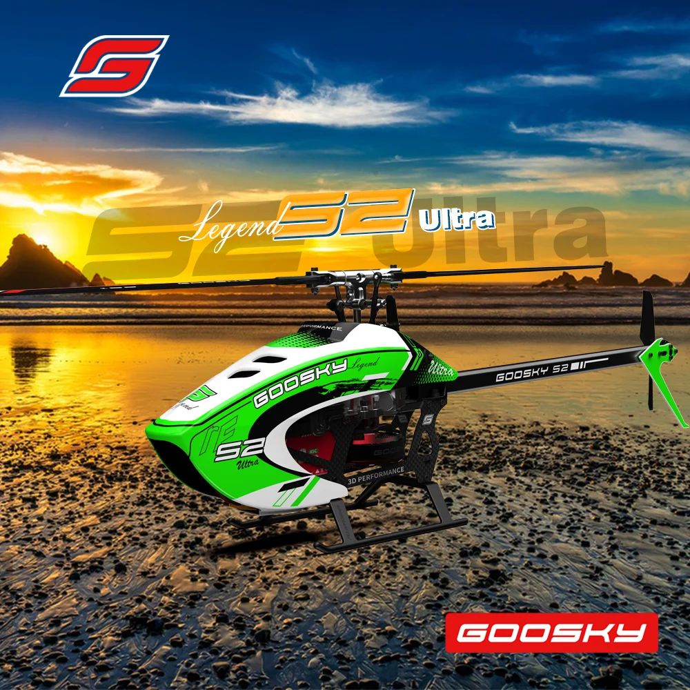 Helicóptero RC GOOSKY S2 Ultra Legend 6CH 3D Profesional Carbono