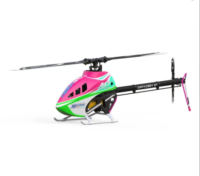 Helicóptero RC OMPHOBBY M7 Profesional con Motor Dual Sin Escobillas