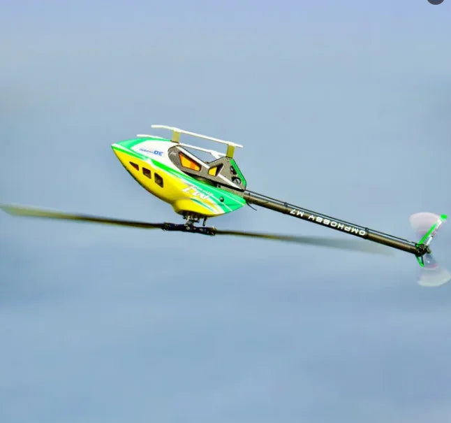 Helicóptero RC OMPHOBBY M7 Profesional con Motor Dual Sin Escobillas