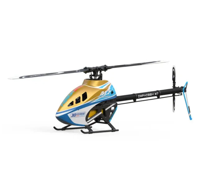 Helicóptero RC OMPHOBBY M7 Profesional con Motor Dual Sin Escobillas
