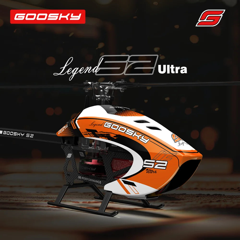 Helicóptero RC GOOSKY S2 Ultra Legend 6CH 3D Profesional Carbono