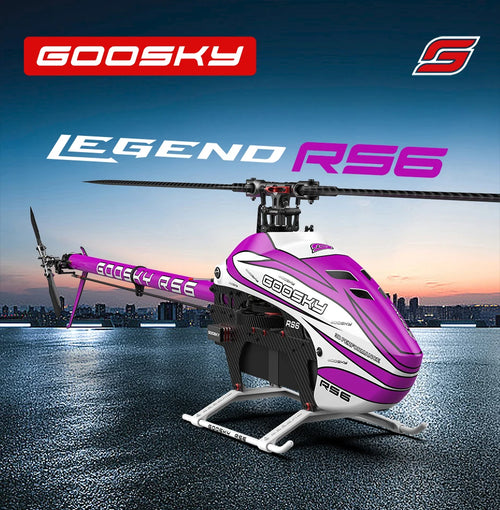 Helicóptero RC Goosky Legend RS6 600 3D Flybarless Kit Profesional