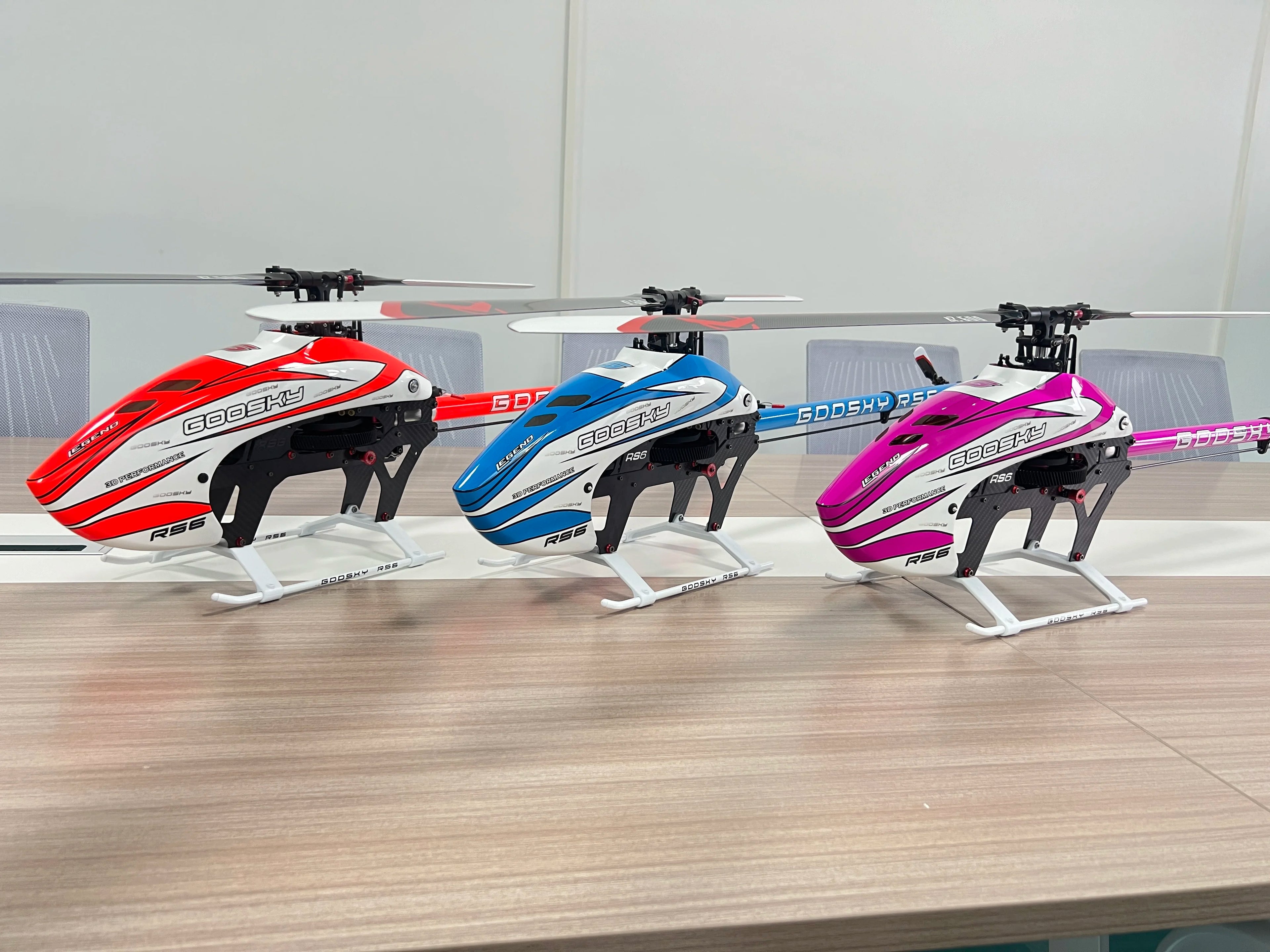 Helicóptero RC Goosky Legend RS6 600 3D Flybarless Kit Profesional