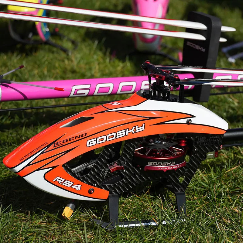 Helicóptero RC Goosky Legend RS4 Venom Profesional 3D Aerobático
